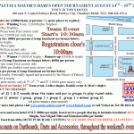 PATTAYA MAYOR’S DARTS OPEN TOURNAMENT - AUGUST 14TH – 15TH 2010